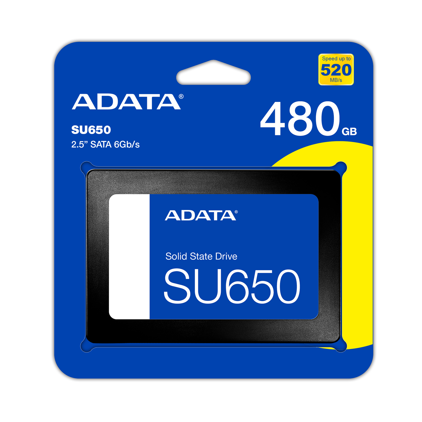 Disco de Estado Sólido SSD 480GB 2.5 SATA Ultimate SU650 Marca ADATA