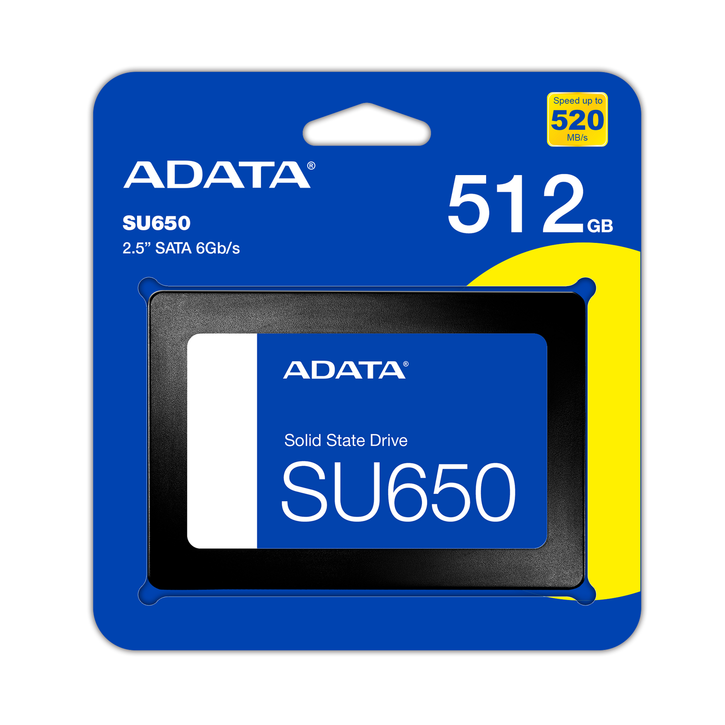 Disco de Estado Sólido SSD 512GB 2.5 SATA Ultimate SU650 Marca ADATA