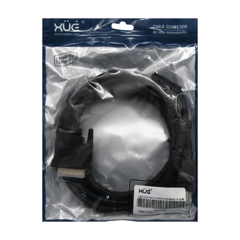 Cable DVI-D 24+1 a HDMI 1.8M XUE® 4K 60Hz 3840×2160