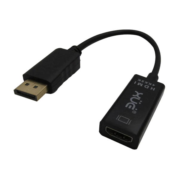 CONV DISPLAYPORT MACHO A HDMI V1.2 HEMBRA 4K 3D 30/60HZ 15CM XUE® (LT8611) Garantía 1 Año