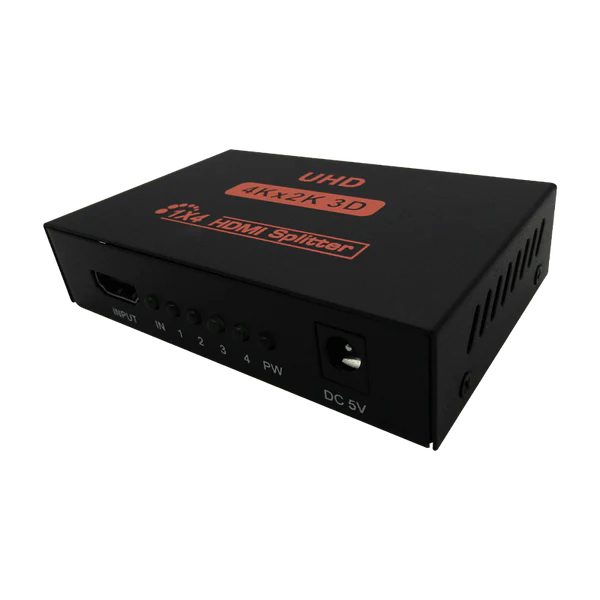 CONV SPLITTER HDMI V1.4 A 4 PUERTOS HDMI 1080P & 4K XUE® Garantía 1 Año