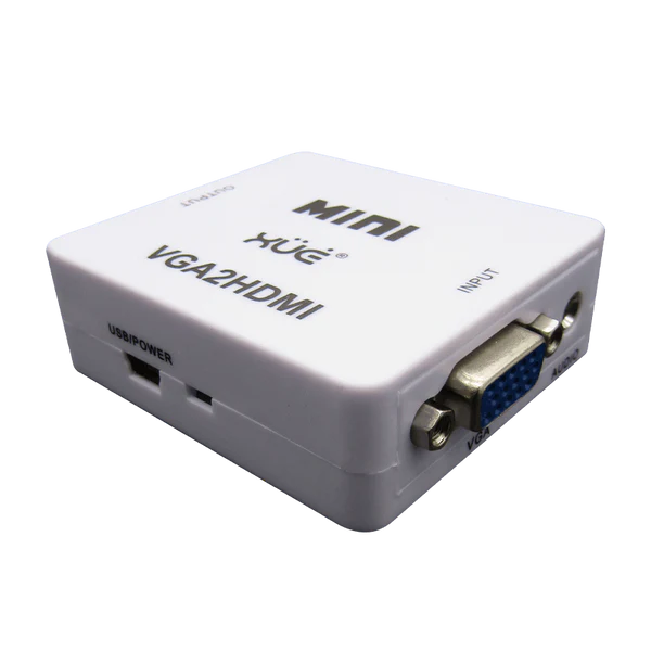 CONV VGA ANÁLOGO A HDMI FHD 1080P CON AUDIO XUE® Garantía 1 Año