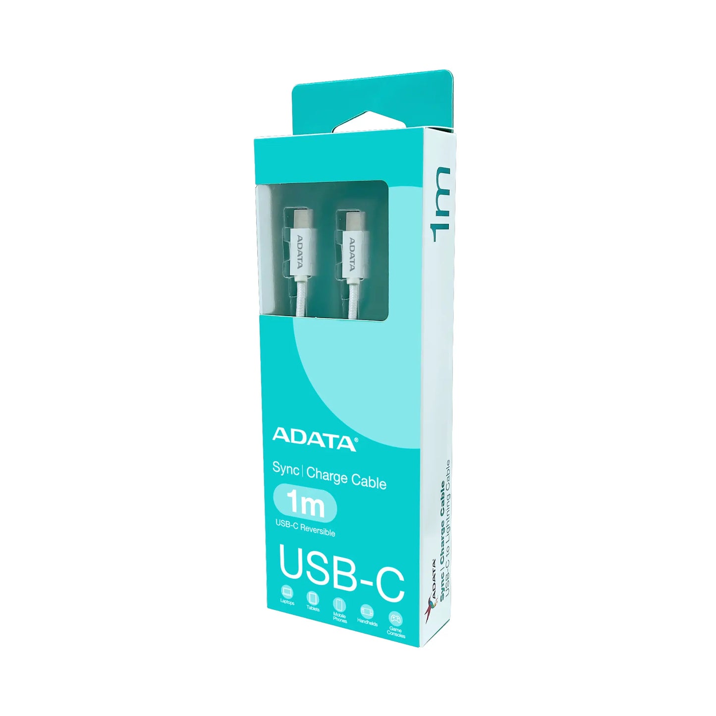 Cable de Datos Tipo C 2 Metros Blanco Adata -| Repuestos para Celula