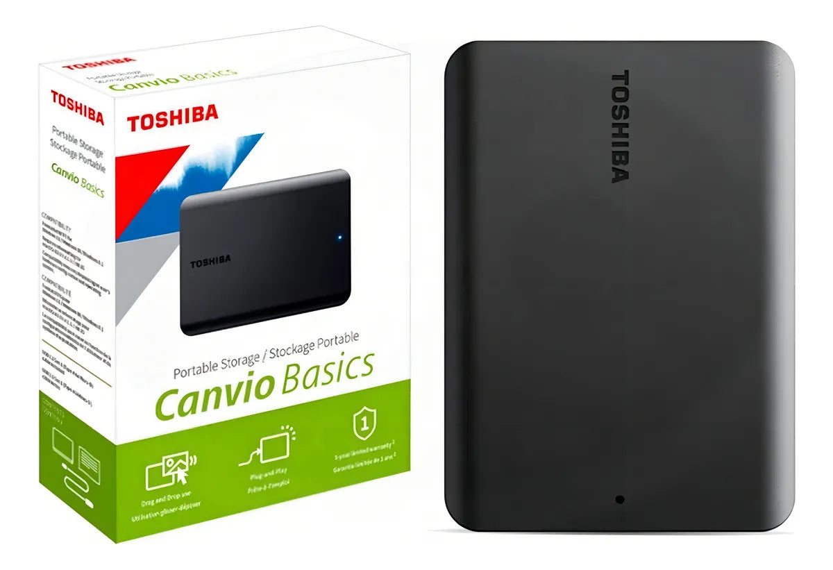 Disco Externo 1TB Toshiba Canvio Basics USB 3.0