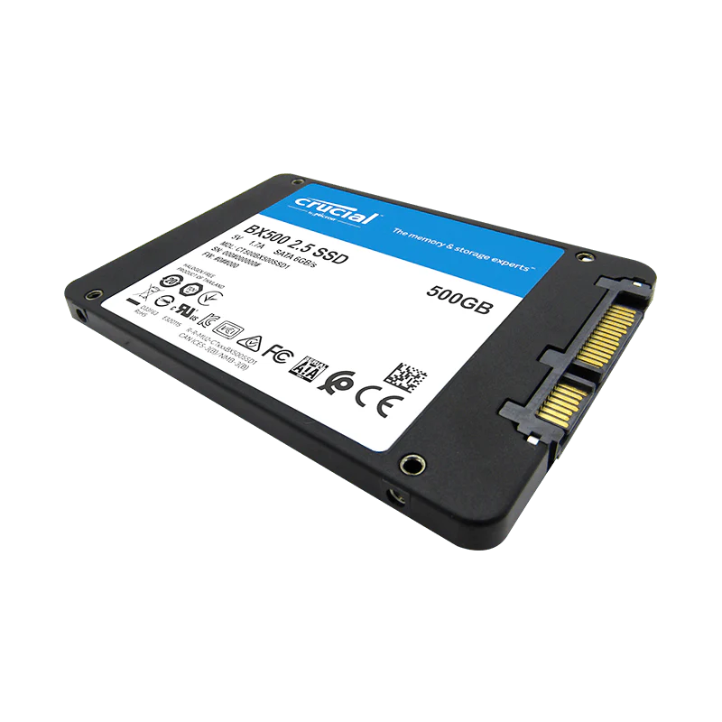 Disco de Estado Sólido SSD 2.5 500GB SATA Crucial BX500 CT500BX500SSD1 540 MB/S