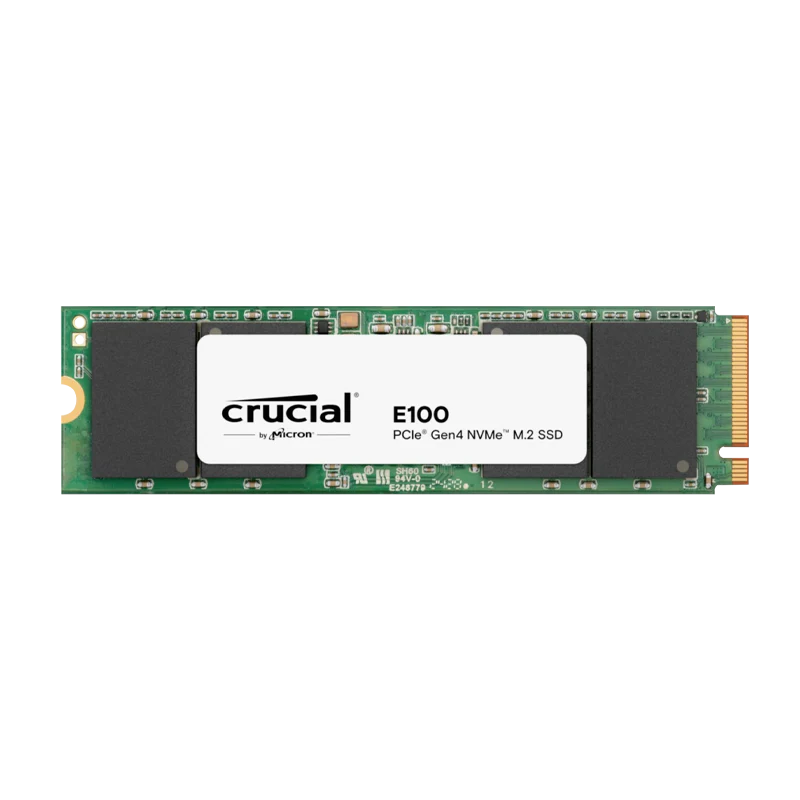Disco de estado Sólido SSD 480GB PCI-E 4.0 M.2 2280 NVME E100 CT480E100SSD8 5000 MB/S Marca Crucial