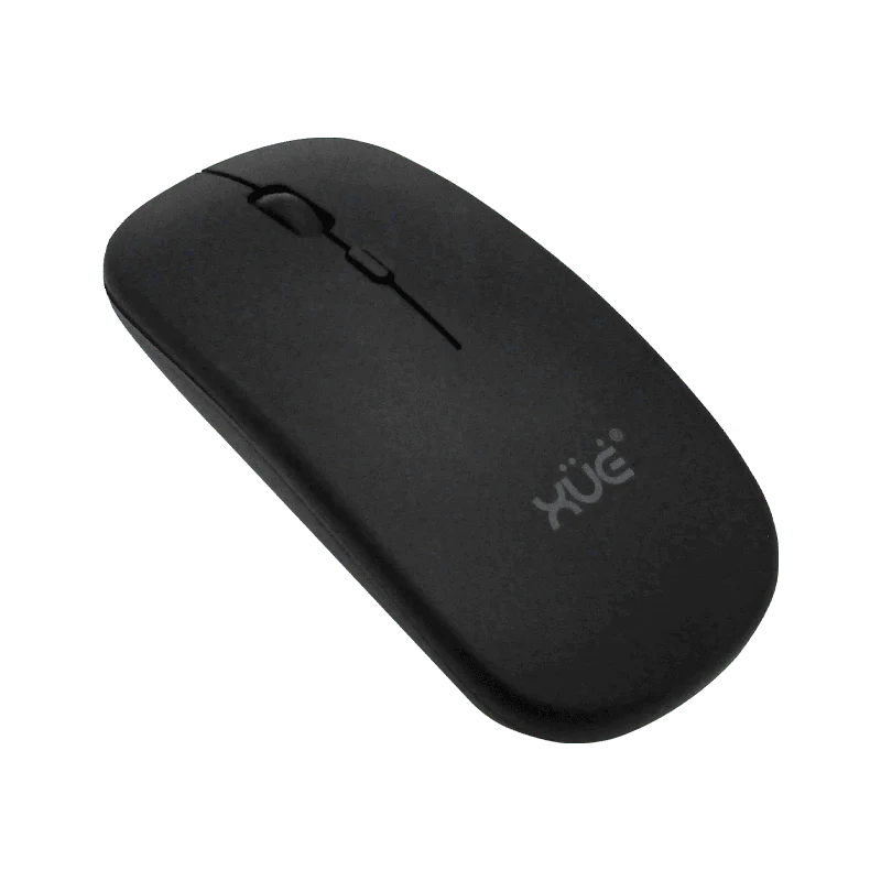 Combo Teclado Externo Wireless Compacto LATAM + Mouse 1600DPI, 2.4GHZ + BT 5.0, Batería 500MAH, USB-C, Color Negro, W1500 XUE®