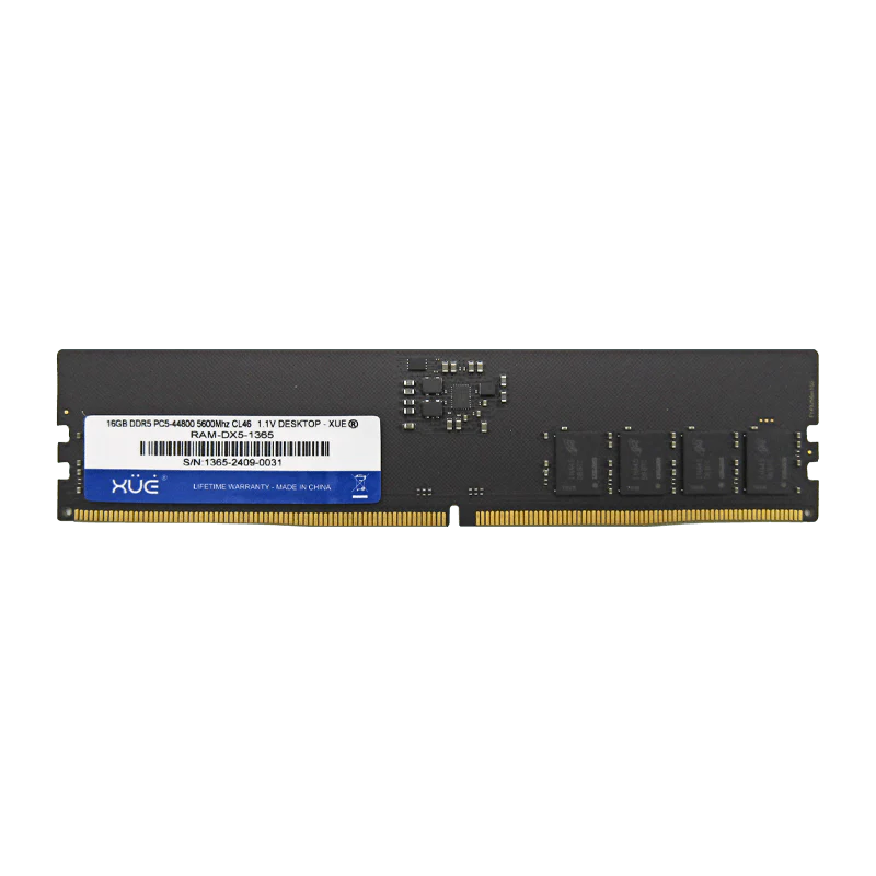 Memoria RAM 16GB para Desktop DDR5 PC5-44800 5600MHZ CL46 1.1V Marca XUE®