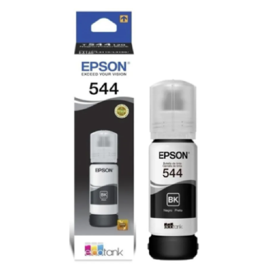 Botella de tinta Epson T544 Negra original