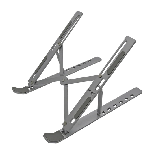 BASE DISIP. PORTABLE ALUMINIO 6-POSIC HASTA 15.6-PULG PLATEADA XUE® N3 Garantía 1 Año