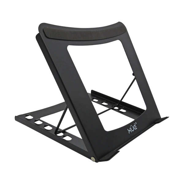 BASE STAND PARA PORTÁTILES 5-POSIC METÁLICA COLOR NEGRO, XUE® Garantía 1 Año