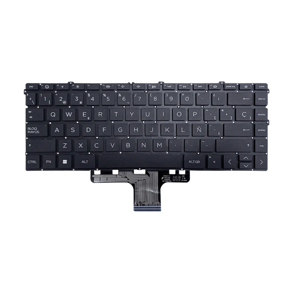 TECLADO HP 240-G10 N35873-161 i5-13 S/MARCO NEGRO LATAM ORG (Cable corto) Garantía 6 Meses