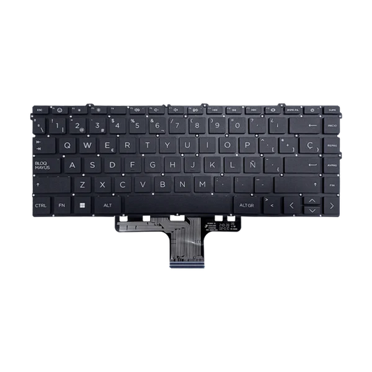 TECLADO HP 240-G10 N35873-161 i5-13 S/MARCO NEGRO LATAM ORG (Cable corto) Garantía 6 Meses