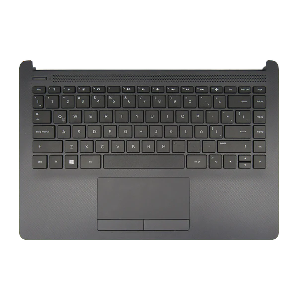 COVER PALMREST HP 240 G8 G9 NEGRO M23367-001 i5-12, CON TECLADO LA Y MOUSEPAD Garantía 6 Meses