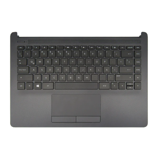 COVER PALMREST HP 240 G8 G9 NEGRO M23367-001 i5-12, CON TECLADO LA Y MOUSEPAD Garantía 6 Meses