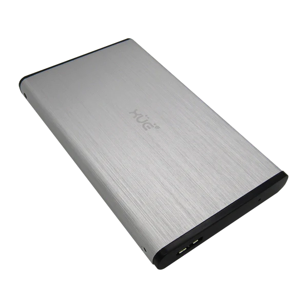 CAJA 2,5 SATA USB 3.0 EXT SSD HDD SILVER XUE® Garantía 6 Meses