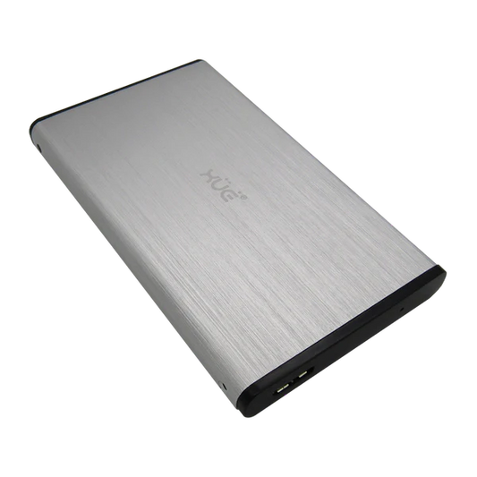 CAJA 2,5 SATA USB 3.0 EXT SSD HDD SILVER XUE® Garantía 6 Meses