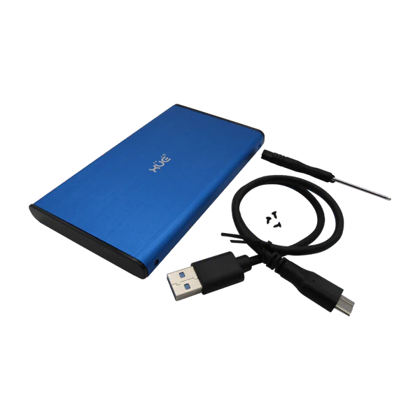CAJA 2,5 SATA USB 3.0 EXT SSD HDD BLUE XUE® Garantía 6 Meses