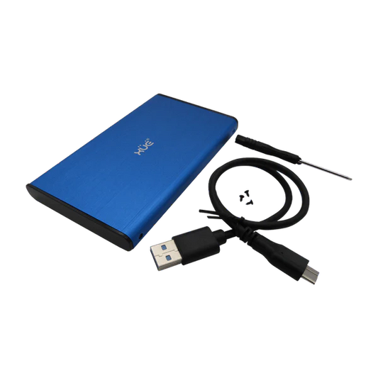CAJA 2,5 SATA USB 3.0 EXT SSD HDD BLUE XUE® Garantía 6 Meses