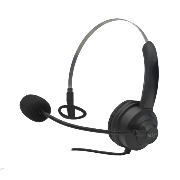 DIADEMA USB 2.0 XUE® U1 MONOAURAL METAL CON MIC/MUTE BUTTON/CONTROL EN CABLE 1.8M Garantía 6 Meses