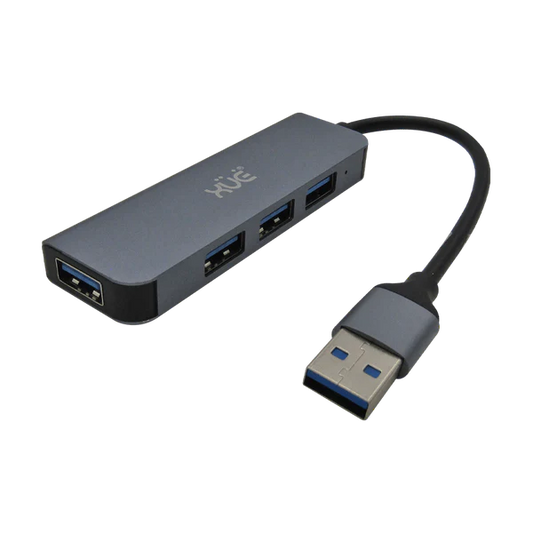 HUB USB 3.0 A 1-PUERTO USB 3.0 Y 3-PUERTOS USB 2.0 XUE® GRIS Garantía 1 año