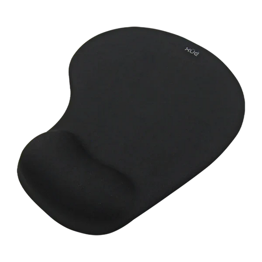 MOUSE PAD XUE® GEL Y LYCRA COLOR NEGRO 19*23*0.4CM Garantía 6 Meses