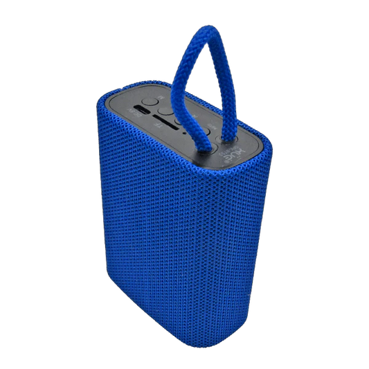 PARLANTE BLUETOOTH 5.3, 5W, 10M, USB-C, BATT 500MAH, AZUL, XUE® Garantía 6 Meses