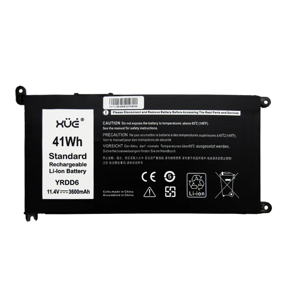 BAT XUE® PARA DELL INSP 14 5480, 3501, LAT 3400, VOSTRO 5481 11.4V-3600MAH 41WH CI5-8 YRDD6 Garantía 1 Año