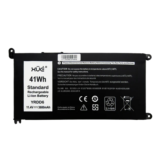 BAT XUE® PARA DELL INSP 14 5480, 3501, LAT 3400, VOSTRO 5481 11.4V-3600MAH 41WH CI5-8 YRDD6 Garantía 1 Año
