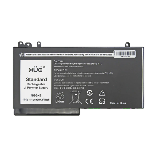 BAT XUE® PARA DELL LAT E5270 E5570 E5570 11.4V-3600mAh 41Wh 3-Cells CI5-6 NGGX5 (CORTA) Garantía 1 Año