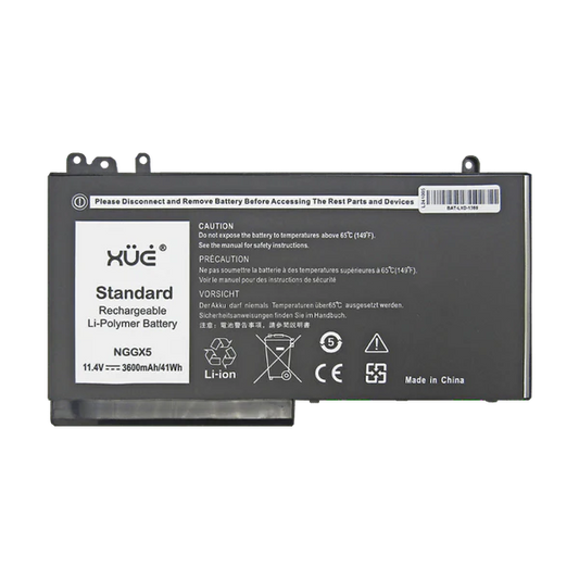 BAT XUE® PARA DELL LAT E5270 E5570 E5570 11.4V-3600mAh 41Wh 3-Cells CI5-6 NGGX5 (CORTA) Garantía 1 Año