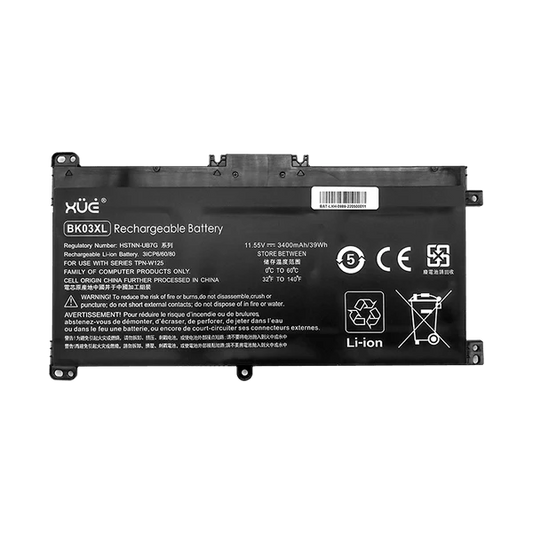 BAT XUE® PARA HP X360 14-BA 11.55V-3400mAh 39Wh 3-Cel Ci5-7 BK03XL Garantía 1 Año
