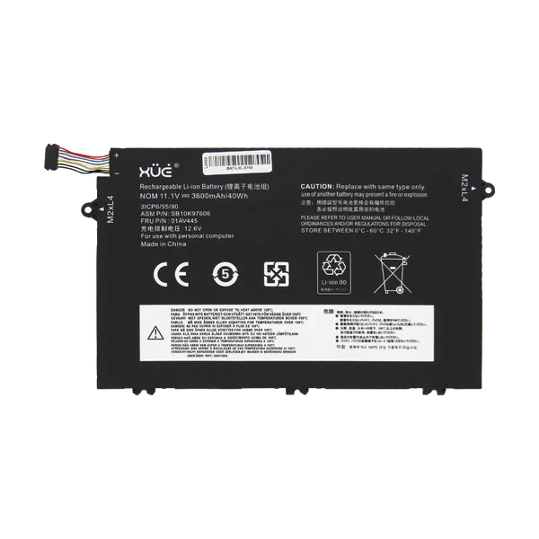 BAT XUE® PARA LENOVO E480 E490 E580 11.1V-3600mAh 40WH CI5-8 01AV445 Garantía 1 año