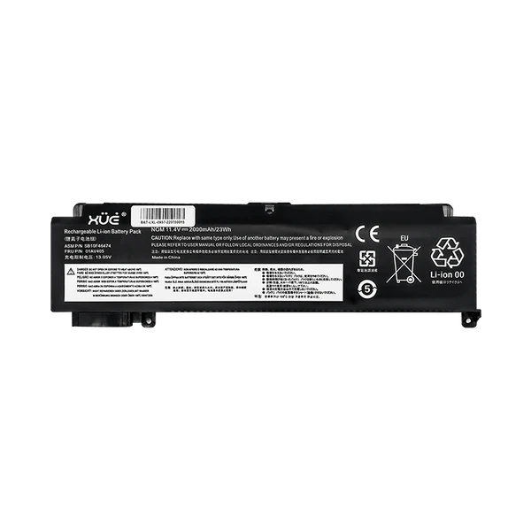 BAT XUE® PARA LENOVO T460S T470S 11.4V-2000mAh 23WH CI5-7 01AV405 Garantía 1 Año