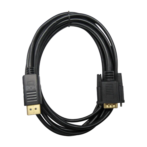 CABLE DISPLAYPORT A VGA 3M 1080P 1920x1200 XUE® Garantía 1 año