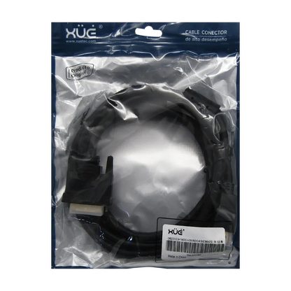 Cable DVI-D 24+1 a HDMI 1.8M XUE® 4K 60Hz 3840×2160