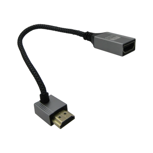 EXTENSION HDMI 4K/60HZ 90° 15CM NEGRO XUE® Garantía 1 Año