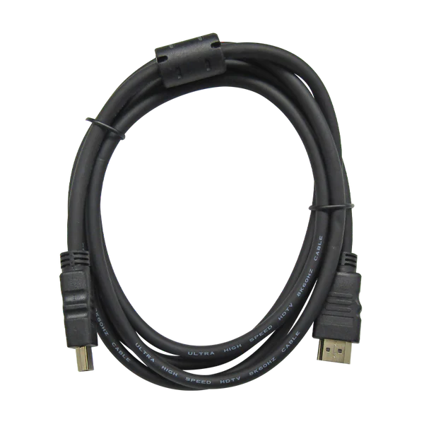 CABLE HDMI 8K 4320P V2.1 1.8M NEGRO 19+1 30AWG OD 6.0MM XUE® Garantía 1 Año