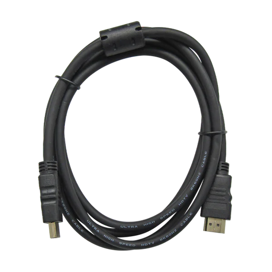 CABLE HDMI 8K 4320P V2.1 1.8M NEGRO 19+1 30AWG OD 6.0MM XUE® Garantía 1 Año