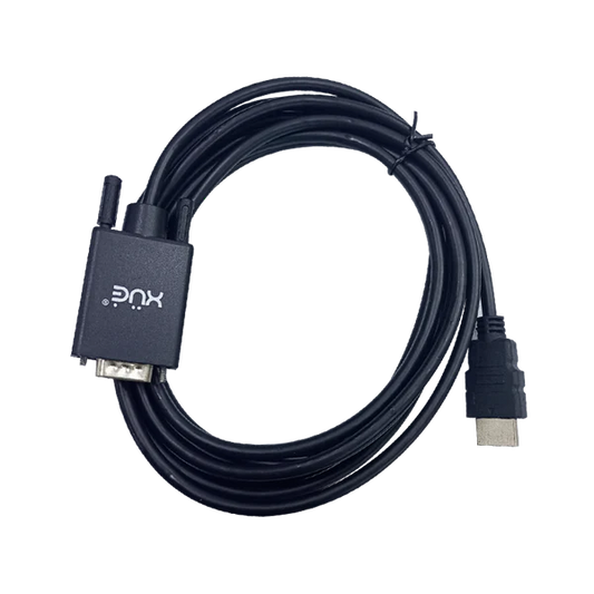 CABLE HDMI A VGA 3.0M 1920x1080P NEGRO XUE® Garantía 1 año