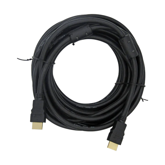 CABLE HDMI 4K 2160P V2.0 10M NEGRO 19+1 26AWG OD 7.3MM CON FILTROS XUE® Garantía 1 Año