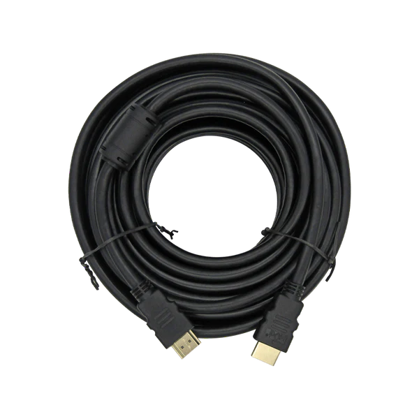 CABLE HDMI 4K 2160P V2.0 15M NEGRO 19+1 24AWG OD 7.3MM 2/FILTROS XUE® Garantía 1 Año