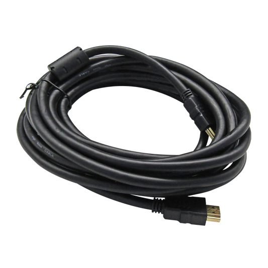 CABLE HDMI FHD 1080P V1.4 5M 14+1 28AWG CCS OD 7.0MM C/FILTROS XUE® Garantía 1 año