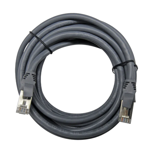 CABLE PATCHCORD UTP CAT6A 5M 26AWG 10GBPS FULL COPPER UL758/2835 XUE® GRAY Garantía 1 Año