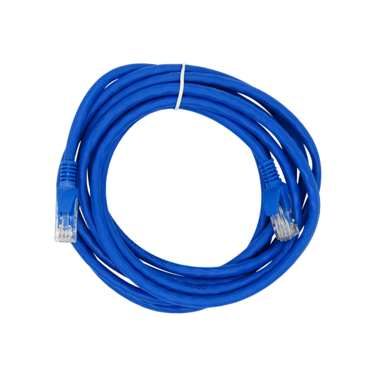 CABLE PATCHCORD UTP CAT6E 3M 26AWG CCA 80% PVC AZUL XUE® Garantía 1 Año