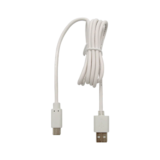 CABLE USB-A A USB-C 1.2M BLANCO XUE® Garantía 1 Año