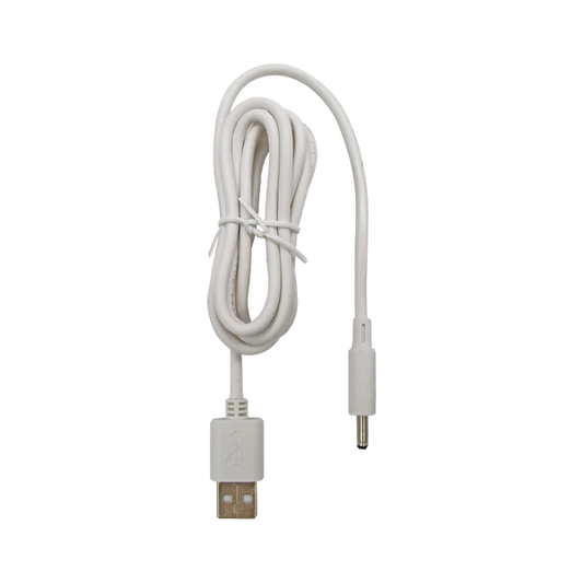 CABLE USB-A A 3.5*1.35*10MM 1.2M BLANCO XUE® Garantía 1 Año