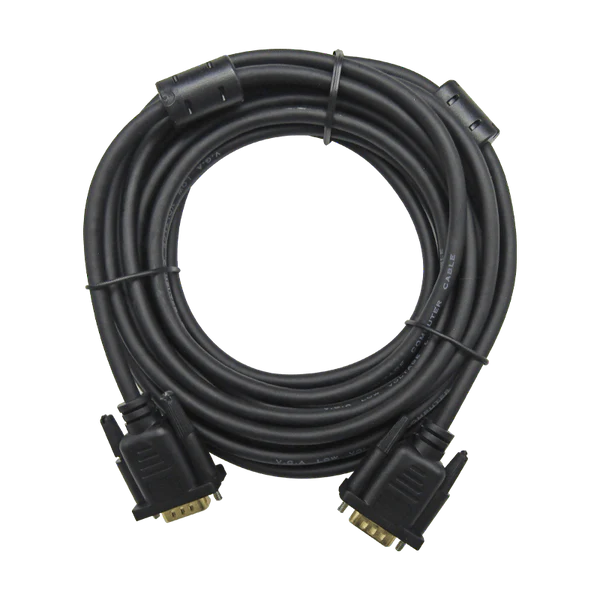 CABLE VGA 5M HDB15 15-PINES (3+6) 30AWG CU OD:6.0MM C/FILTROS XUE® Garantía 1 Año