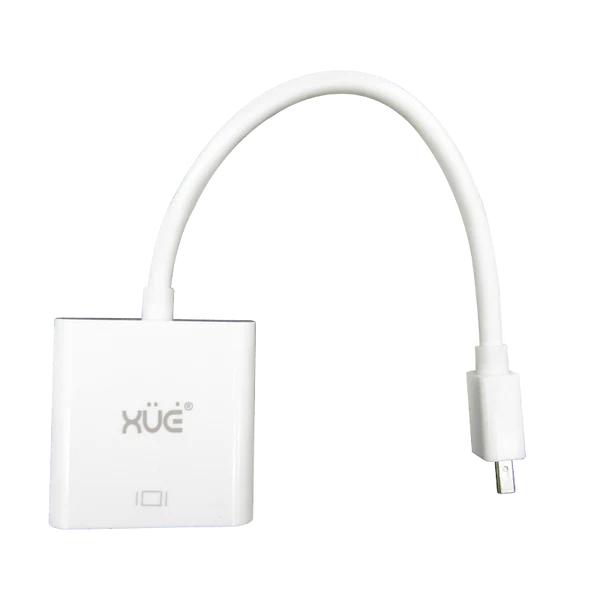 CONV MINI-DISPLAYPORT A VGA MAC CHIPSET 2168 (WHITE) XUE® Garantía 1 Año