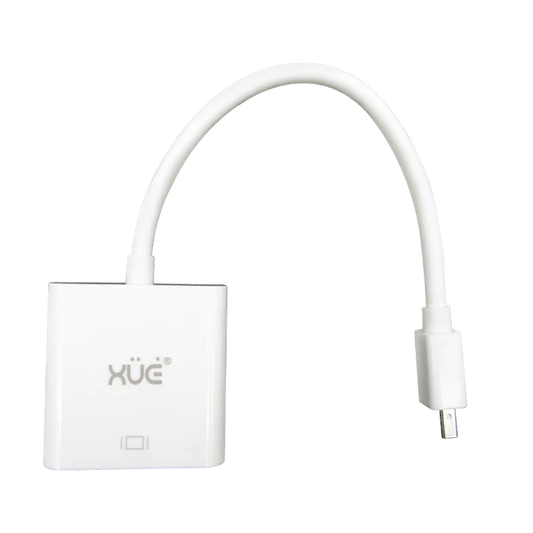 CONV MINI-DISPLAYPORT A VGA MAC CHIPSET 2168 (WHITE) XUE® Garantía 1 Año